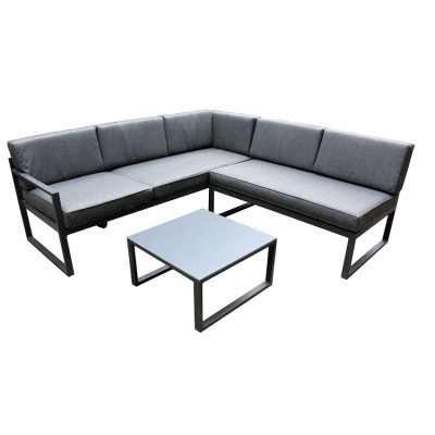 Garden Furniture Patio Aluminium Corner Lounge Outdoor Sofa Set